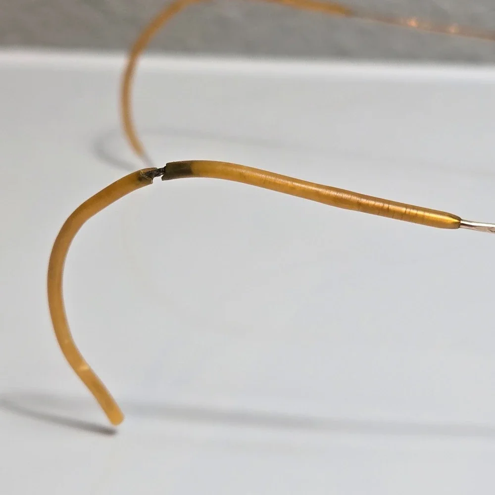 Vintage American Optical 1/10 12KGF Glasses Gold Filled Case And Cloth